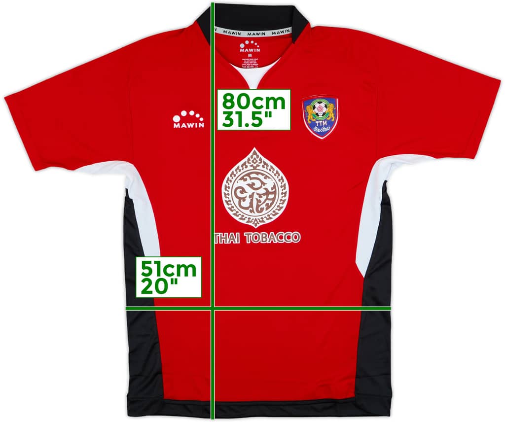 2012 Thailand Tobacco Monopoly Chiangmai Home Shirt - 10/10 - (M)