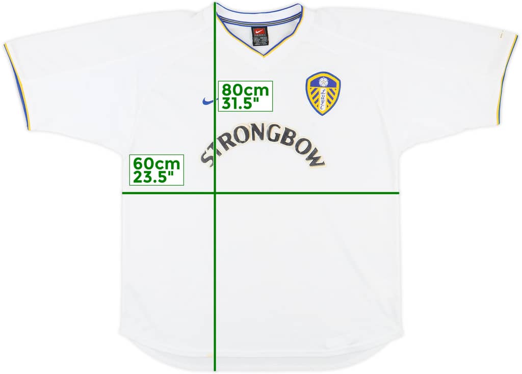 2000-02 Leeds United Home Shirt - 5/10 - (L)