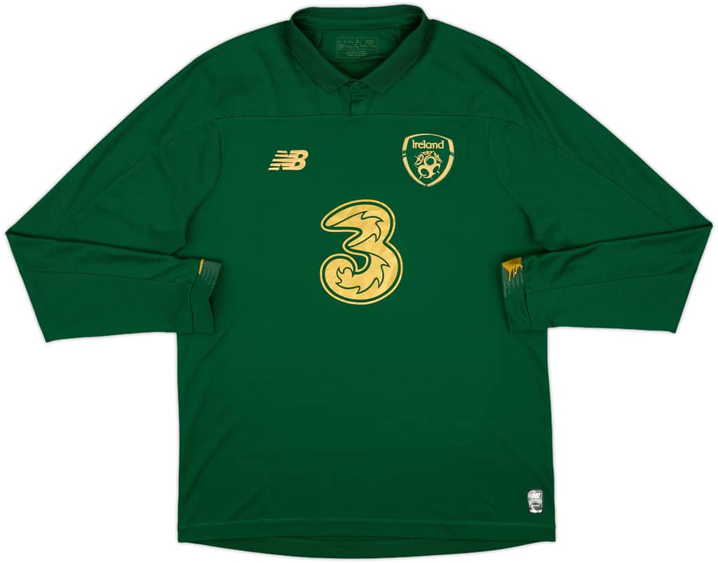 2019-20 Ireland Home L/S Shirt - 7/10 - (L)