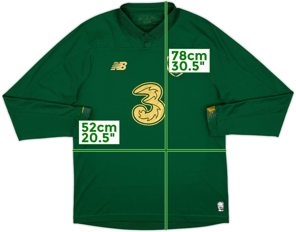 2019-20 Ireland Home L/S Shirt - 7/10 - (L)