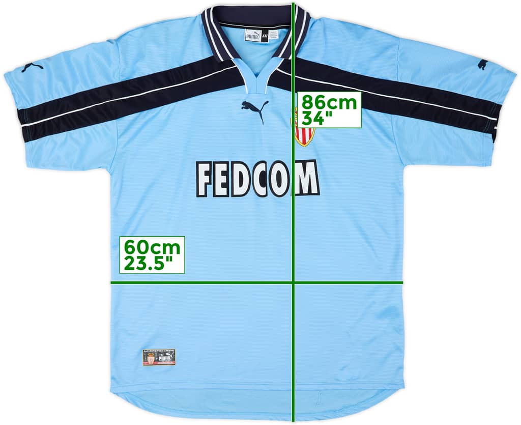 2001-02 Monaco Away Shirt - 8/10 - (XXL)