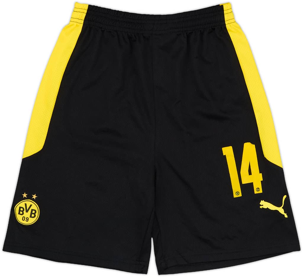 2020-21 Borussia Dortmund Player Issue Home Shorts #14 - 7/10 - (M)