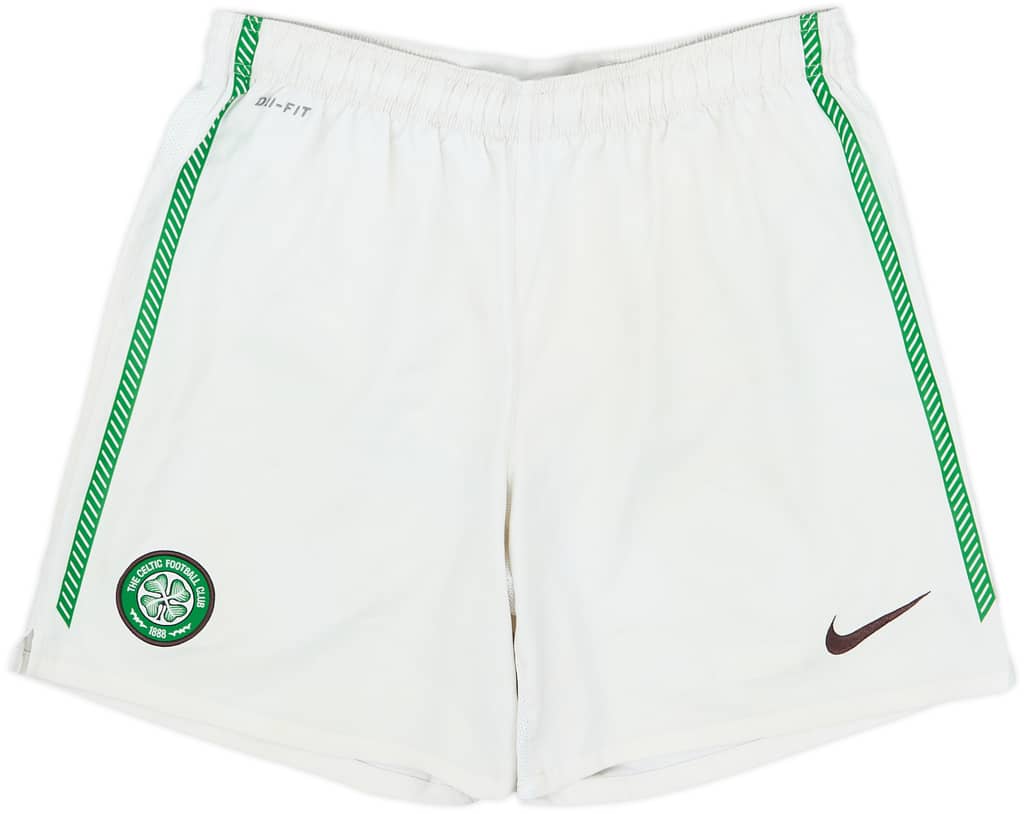 2010-11 Celtic Home Shorts - 4/10 - (S)