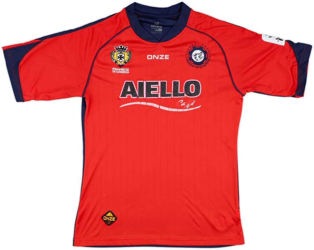 2010-11 Cosenza Home Shirt - 4/10 - (M)
