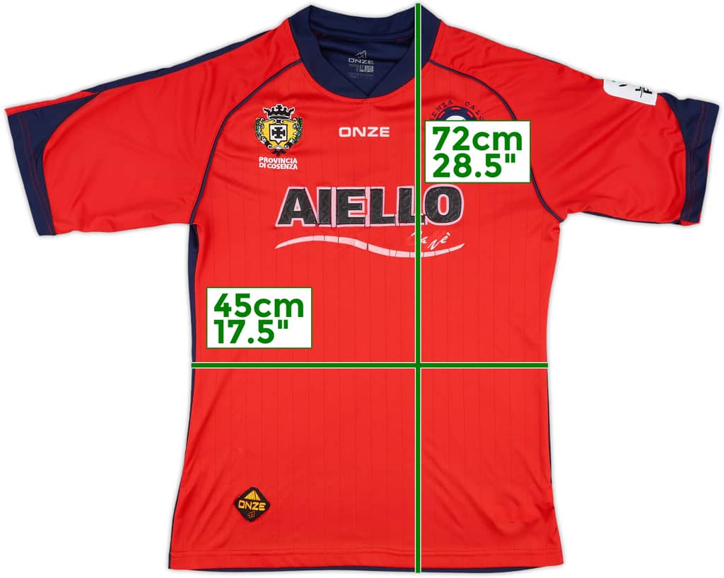 2010-11 Cosenza Home Shirt - 4/10 - (M)
