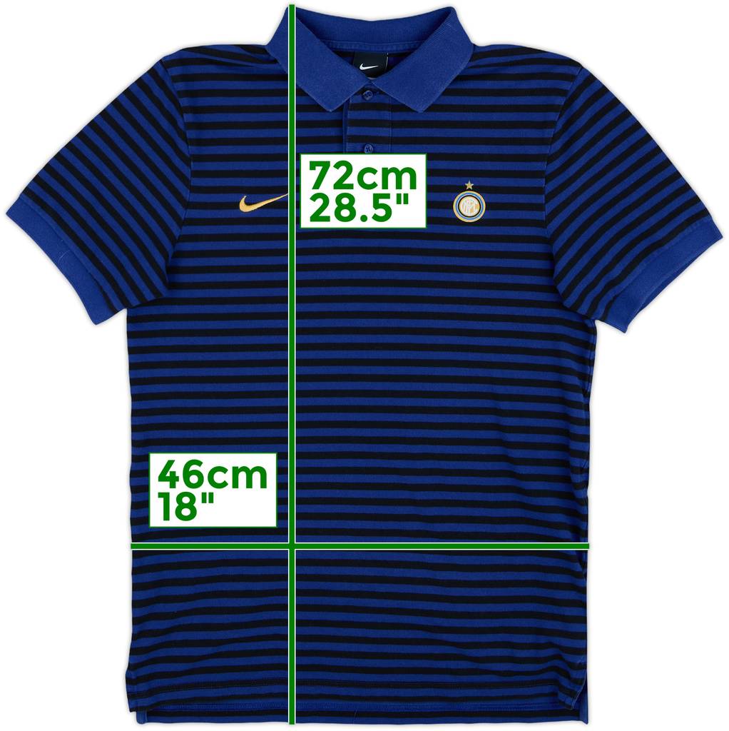 2011-12 Inter Milan Nike Polo Shirt - 7/10 - (M)