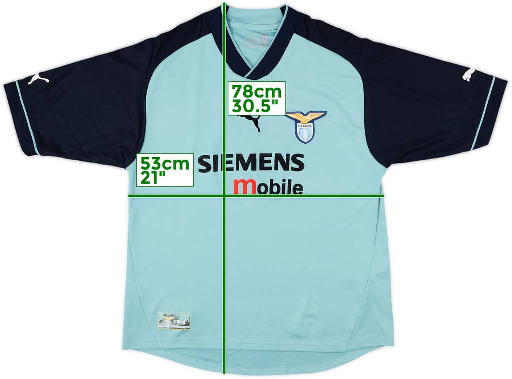 2002-03 Lazio Third Shirt - 8/10 - (XL)