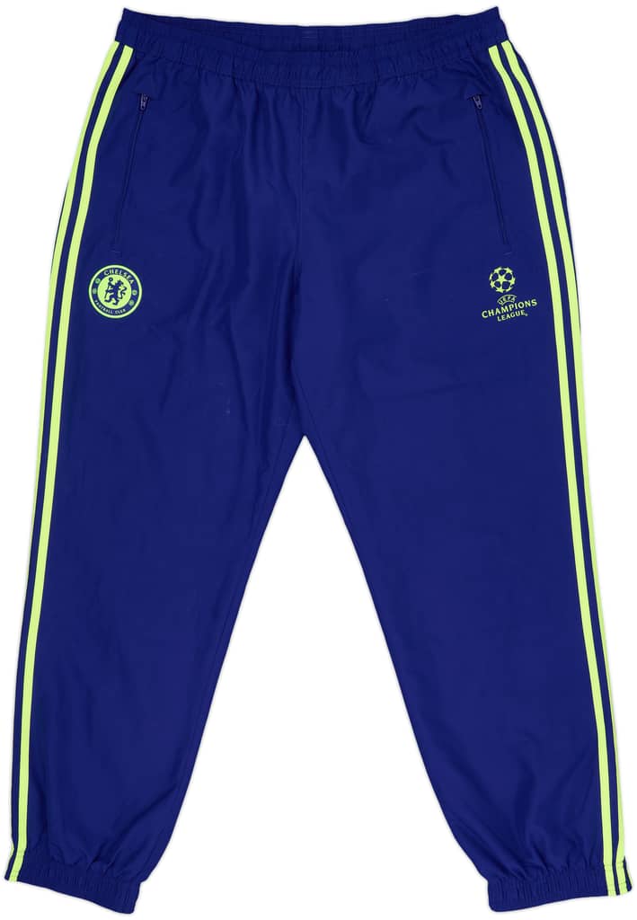 2014-15 Chelsea CL adidas Track Pants/Bottoms - 8/10 - (XL)