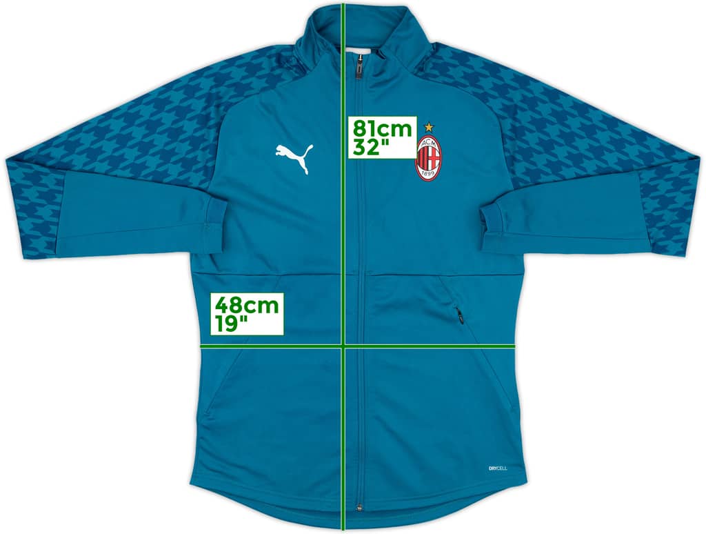 2020-21 AC Milan Puma Track Jacket - 8/10 - (M)