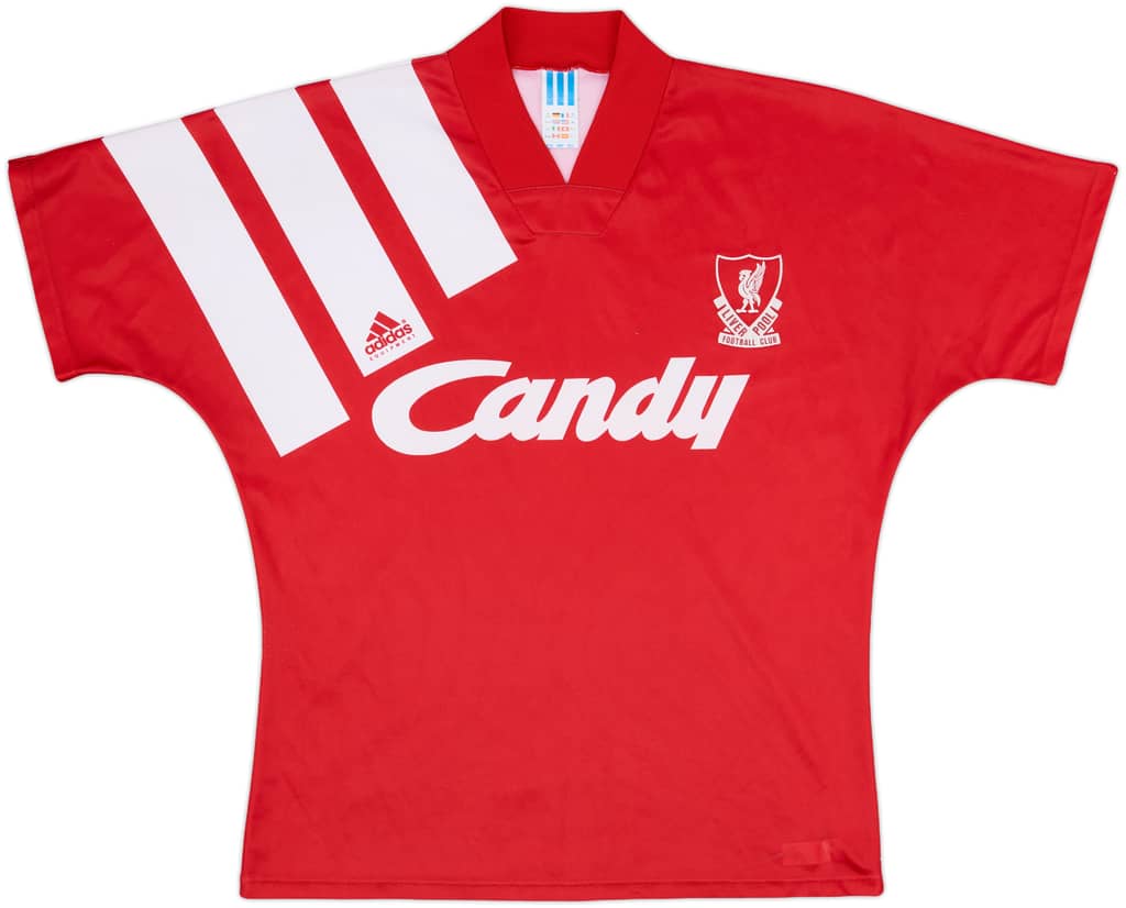 1991-92 Liverpool Home Shirt - 8/10 - (M/L)