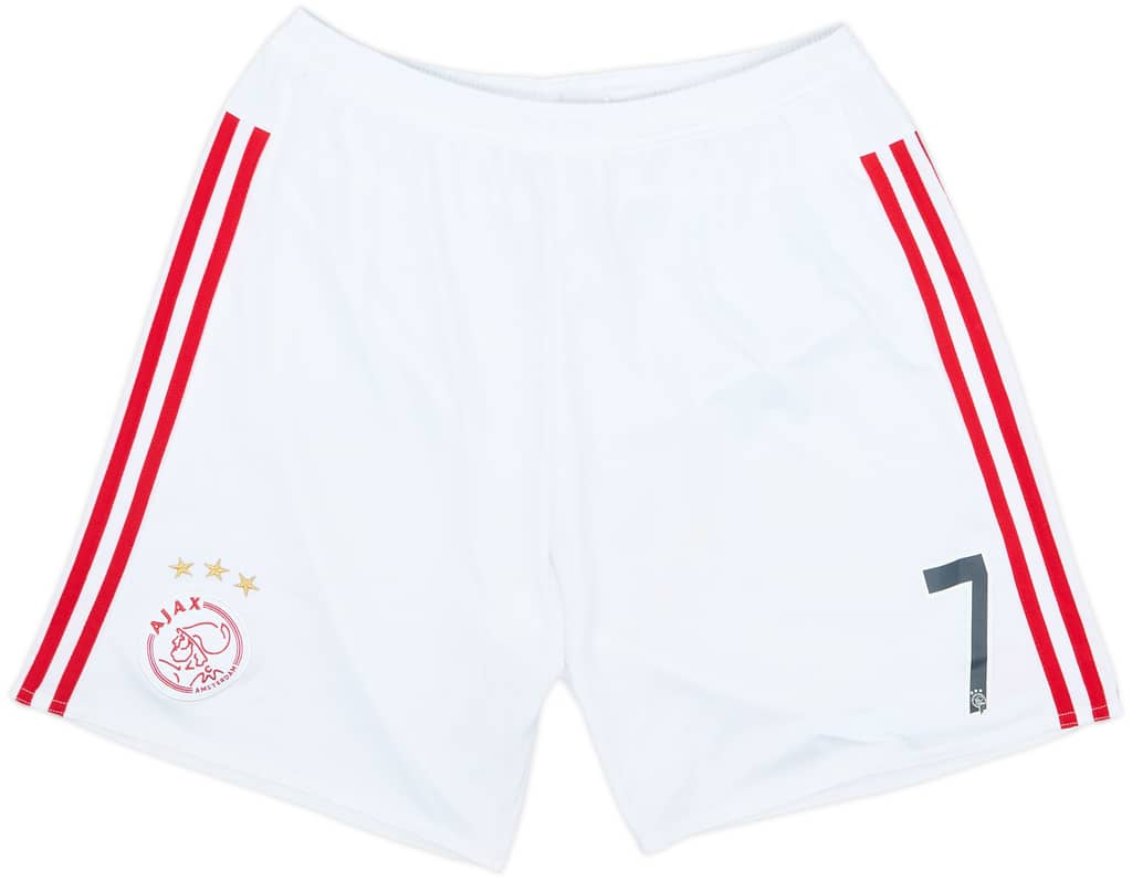 2015-16 Ajax Player Issue Home Shorts #7 - 8/10 - (M)