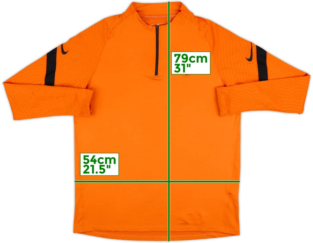 2020-21 Roma Nike 1/4 Zip Drill Top - 7/10 - (L)