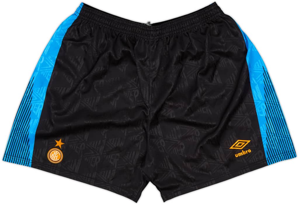1991-93 Inter Milan Home Shorts - 8/10 - (M)