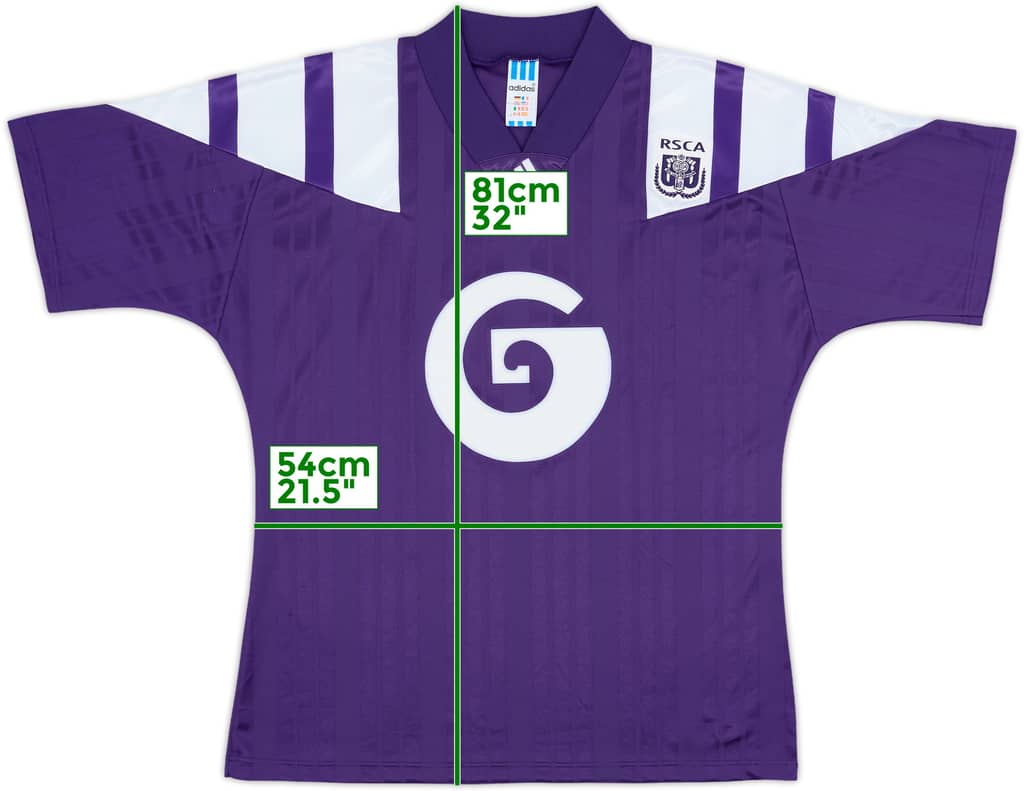 1992-93 Anderlecht Away Shirt - 9/10 - (L)