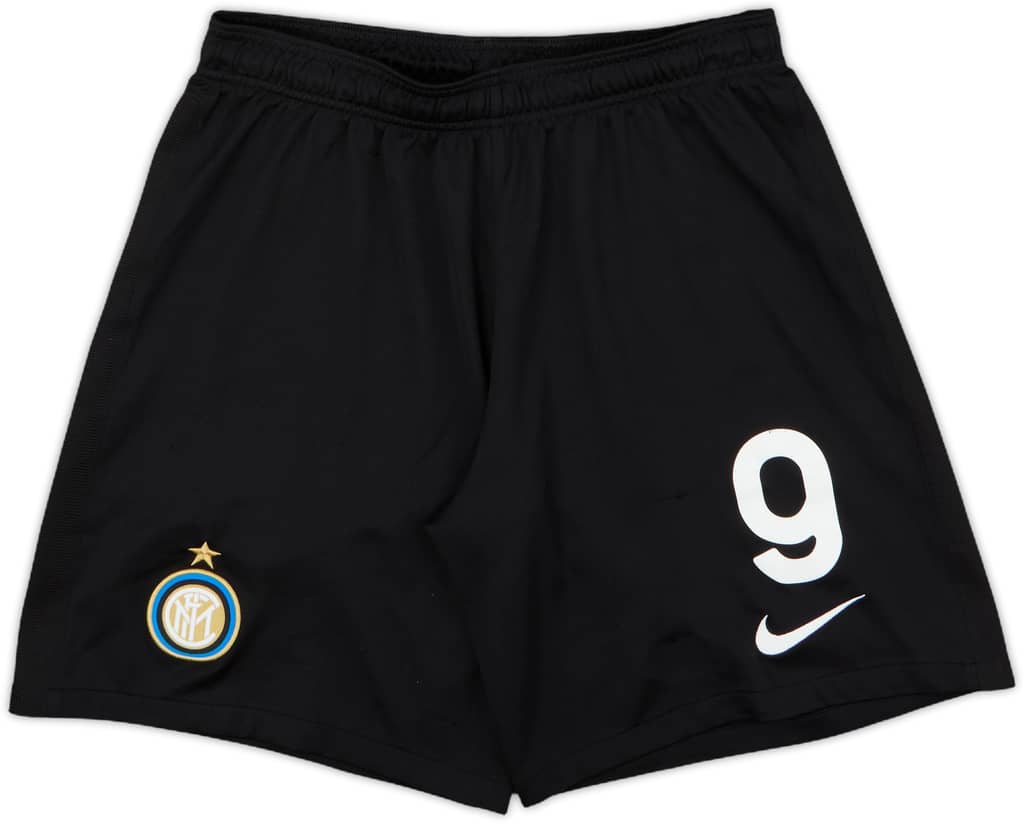 2017-18 Inter Milan Player Issue Home Shorts #9 - 10/10 - (L)