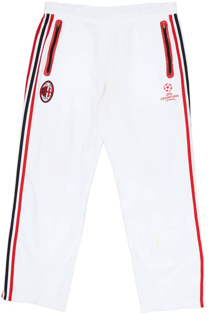 2010-11 AC Milan CL adidas Track Pants/Bottoms - 6/10 - (L/XL)