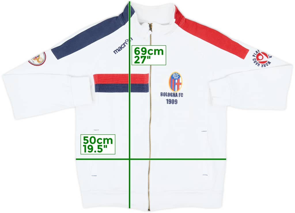 2009-10 Bologna Macron Track Jacket - 7/10 - (S)