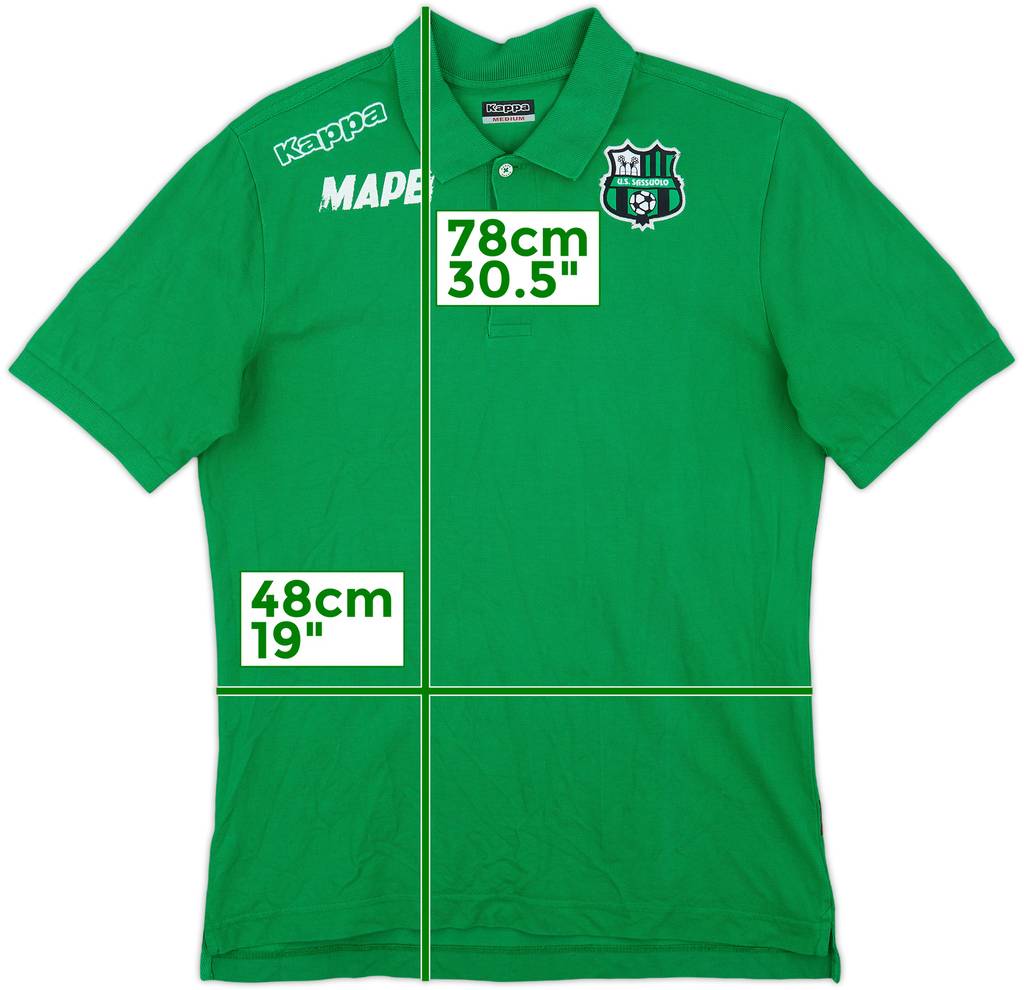 2015-16 Sassuolo Kappa Polo Shirt - 6/10 - (M)