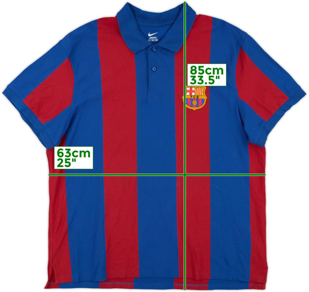 2010-11 Barcelona Nike Polo Shirt - 8/10 - (XXL)
