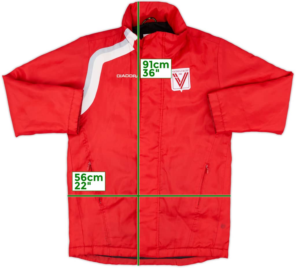 2007-08 Vicenza Diadora Padded Bench Coat - 8/10 - (XS)