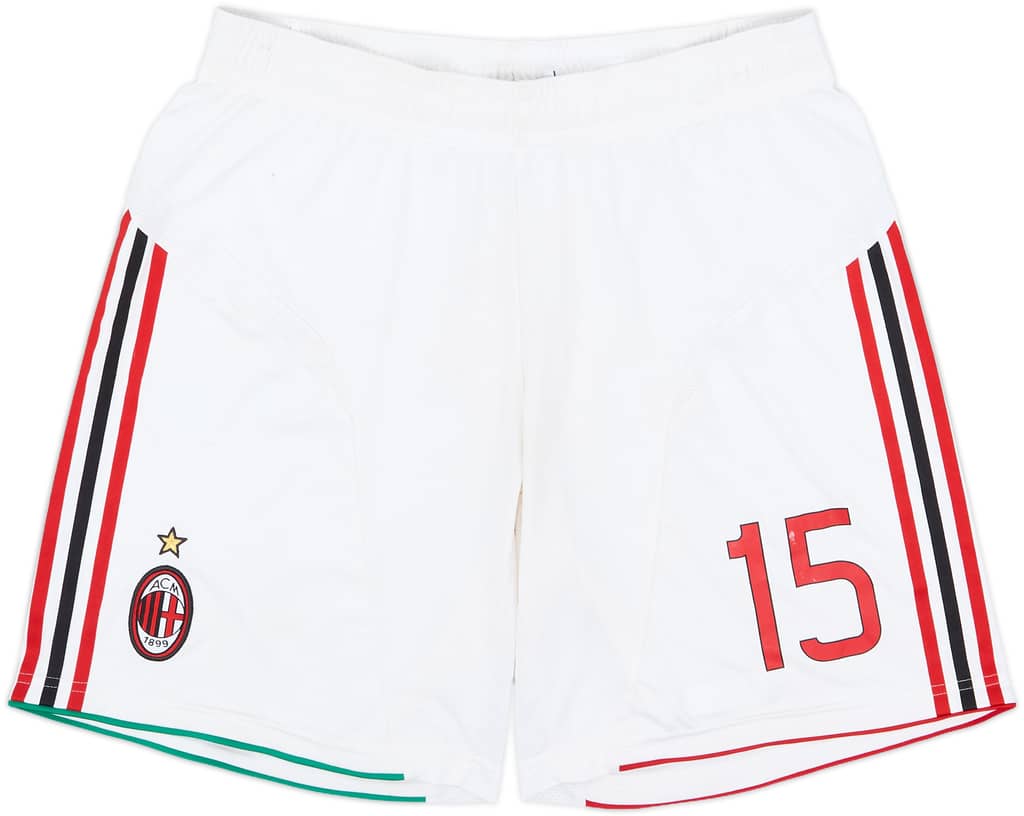 2012-13 AC Milan Player Issue Home Shorts #15 - 5/10 - (L)