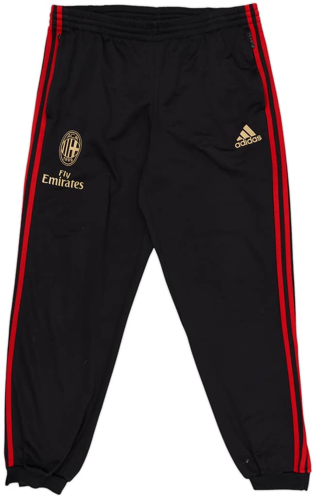 2011-12 AC Milan adidas Track Pants/Bottoms - 8/10 - (M)