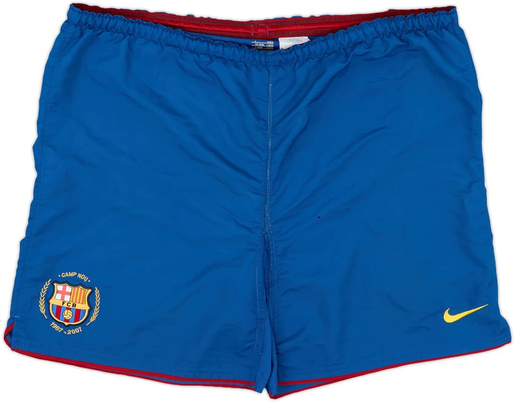 2007-08 Barcelona Home Shorts - 6/10 - (L)