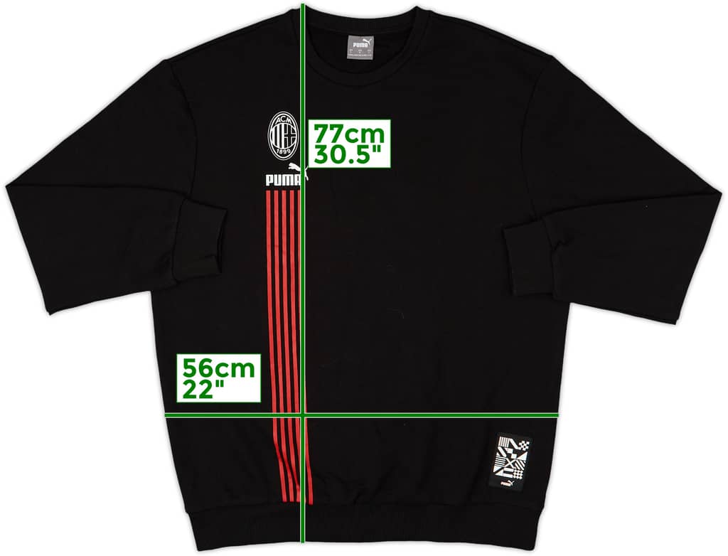 2022-23 AC Milan Puma Sweat Top - 10/10 - (L)