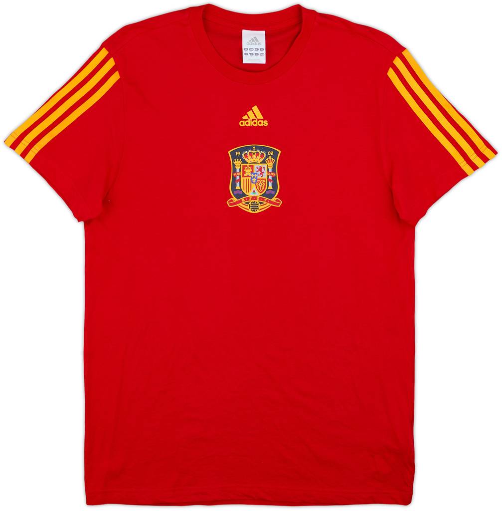 2010-11 Spain adidas Cotton Tee - 10/10 - (M)