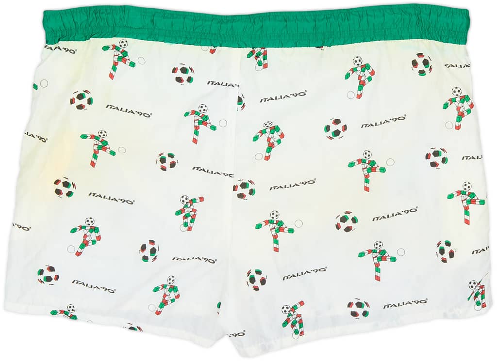 1990 Italia '90 Carrera Leisure Shorts - 5/10 - (M)