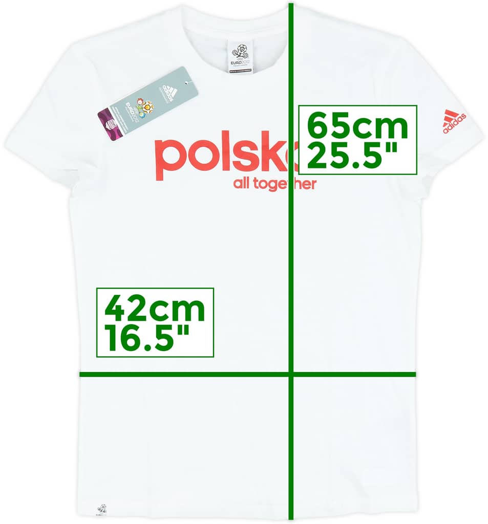2012 Poland 'Euro 2012' Graphic Tee (Women's S)