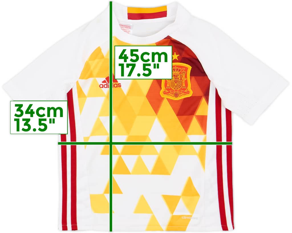 2016-17 Spain Away Shirt - 10/10 - (5-6 Years)