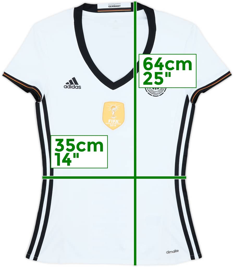 2015-16 Germany Home Shirt - 10/10 - (Women's XS)
