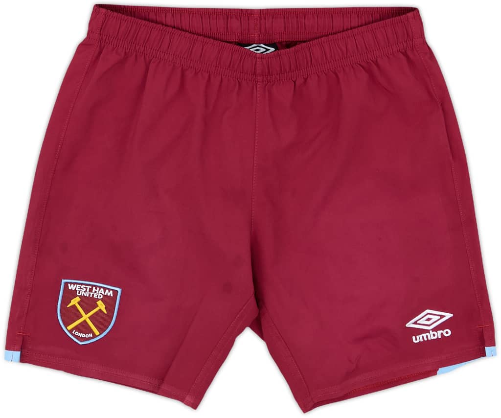 2019-20 West Ham Home Shorts - 8/10 - (M.Boys)