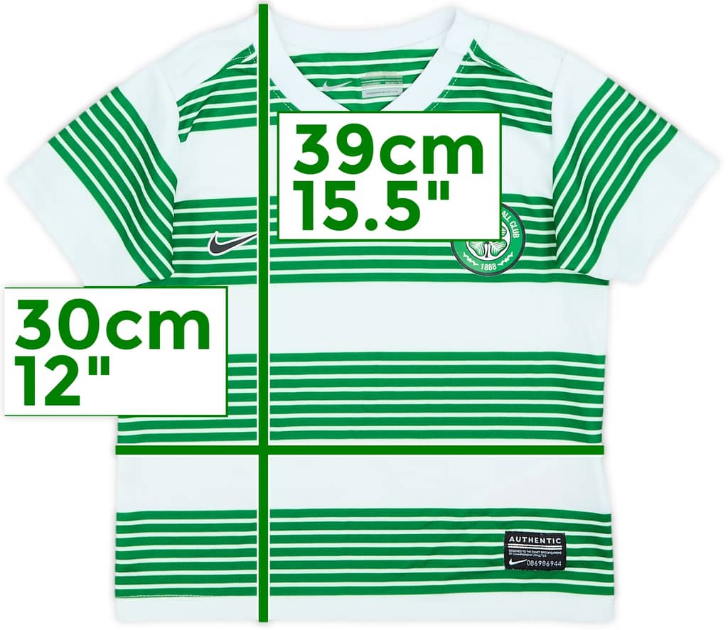 2013-15 Celtic Home Shirt - 8/10 - (18-24 Months)