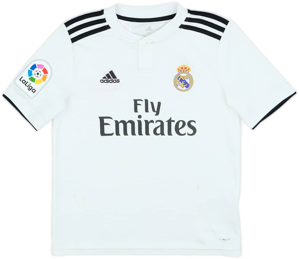 2018-19 Real Madrid Home Shirt - 5/10 - (M.Boys)