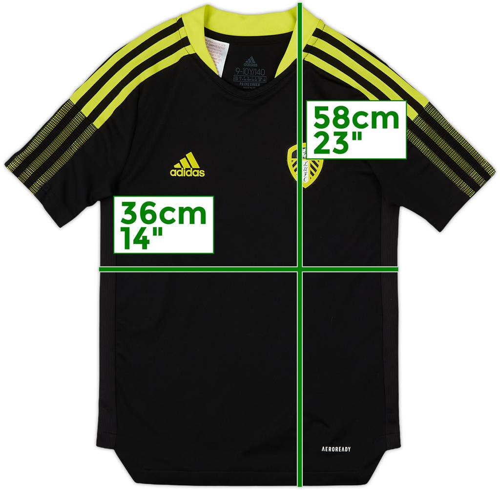 2021-22 Leeds adidas Training Shirt - 7/10 - (S.Boys)