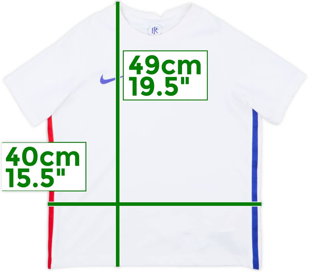 2020-21 France Away Shirt - 8/10 - (6-7 Years)