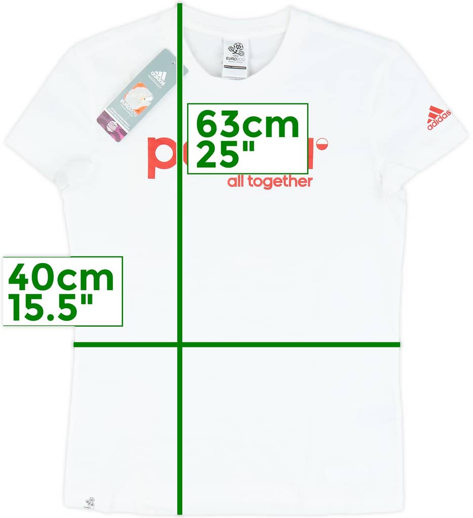 2012 Poland 'Euro 2012' Graphic Tee (Women's XS)