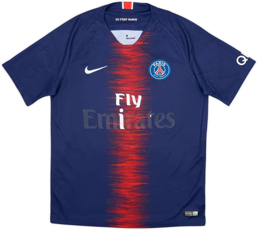 2018-19 Paris Saint-Germain Home Shirt - 4/10 - (M)