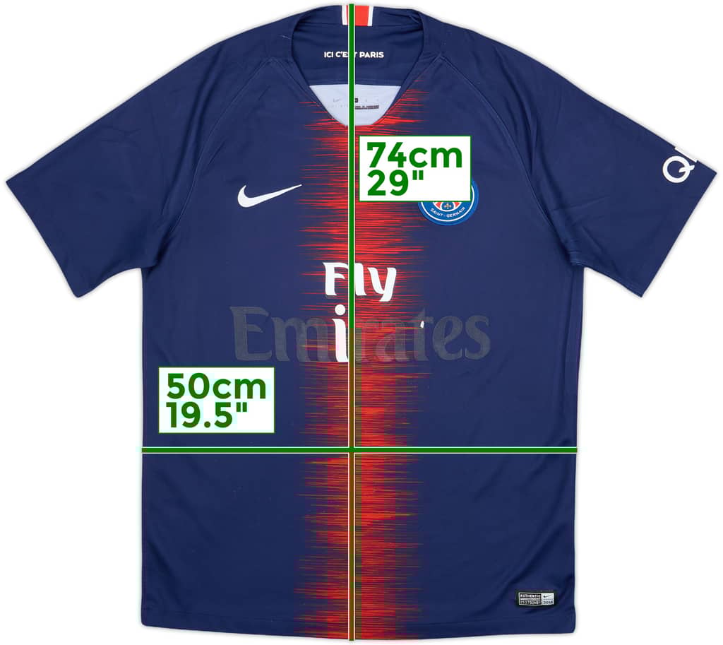 2018-19 Paris Saint-Germain Home Shirt - 4/10 - (M)