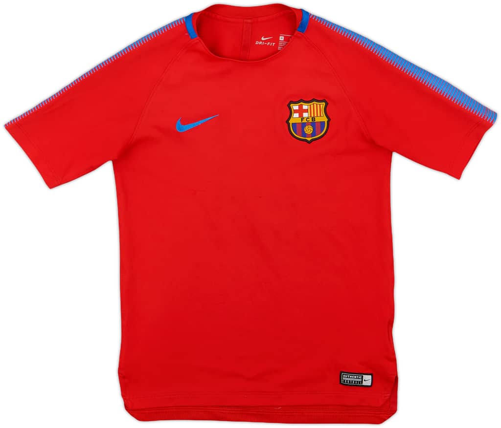2017-18 Barcelona Nike Training Shirt - 7/10 - (M)