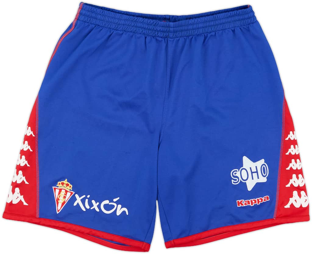 2011-12 Sporting Gijon Home Shorts - 6/10 - (M)