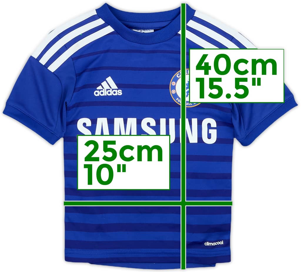 2014-15 Chelsea Home Shirt - 9/10 - (2-3 Years)