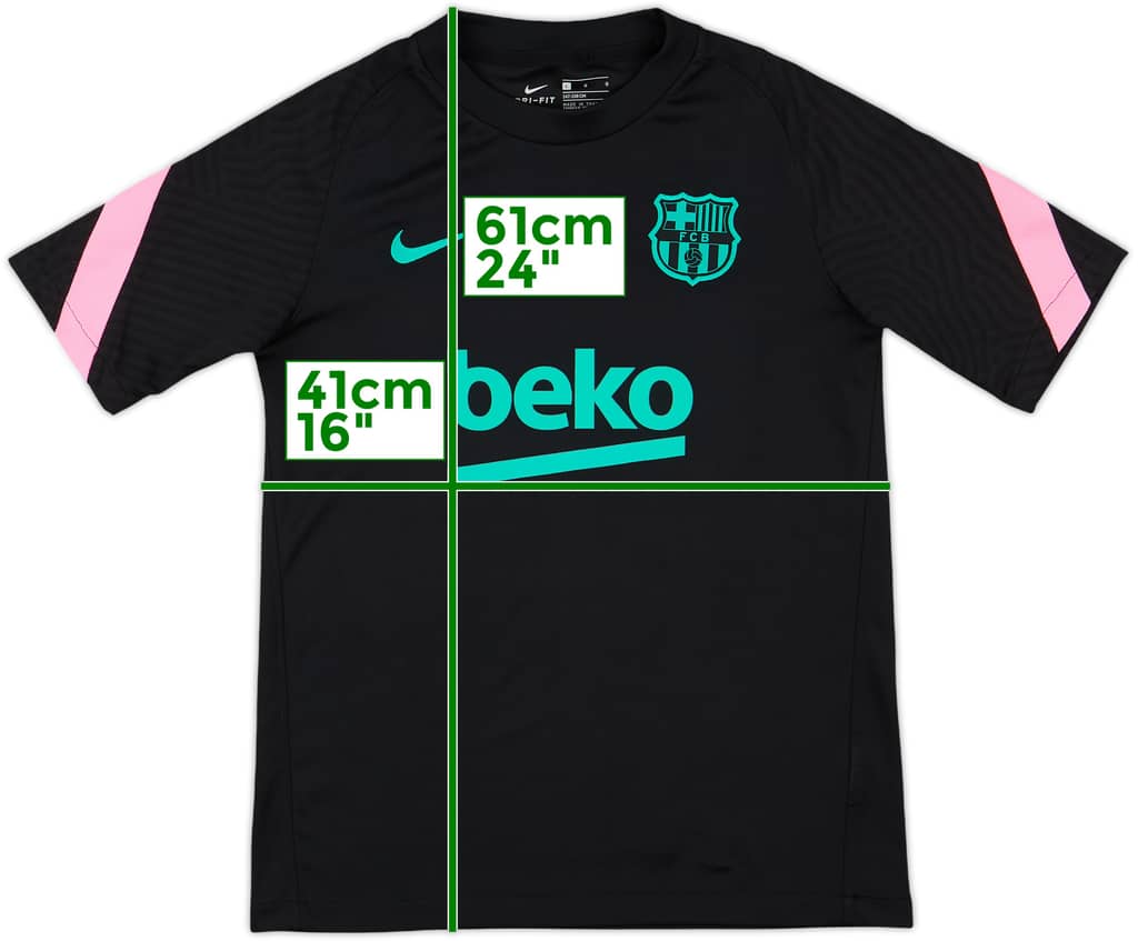 2020-21 Barcelona Nike Training Shirt - 6/10 - (L.Boys)