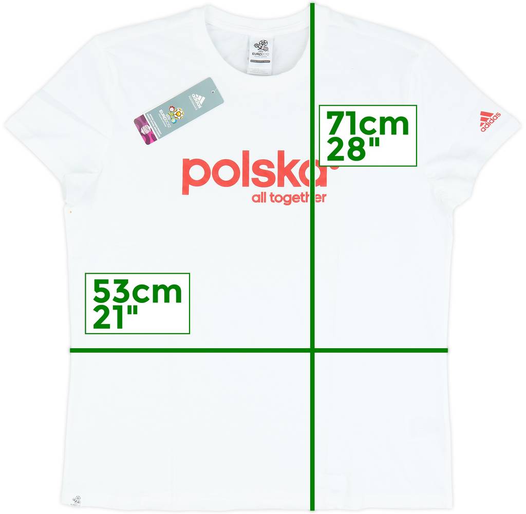 2013 Poland 'Euro 2012' Graphic Tee (Women's XL)