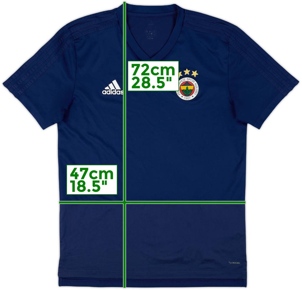 2018-19 Fenerbahce adidas Training Shirt - 8/10 - (S)