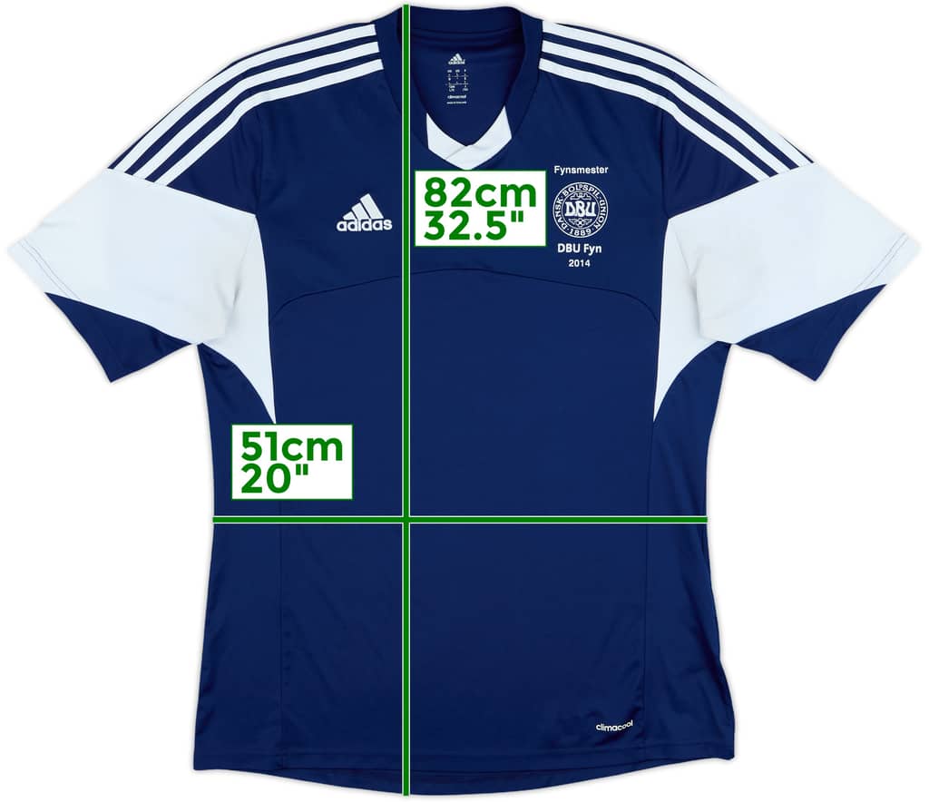 2012-13 Denmark adidas 'Fynsmester' Training Shirt - 7/10 - (L)