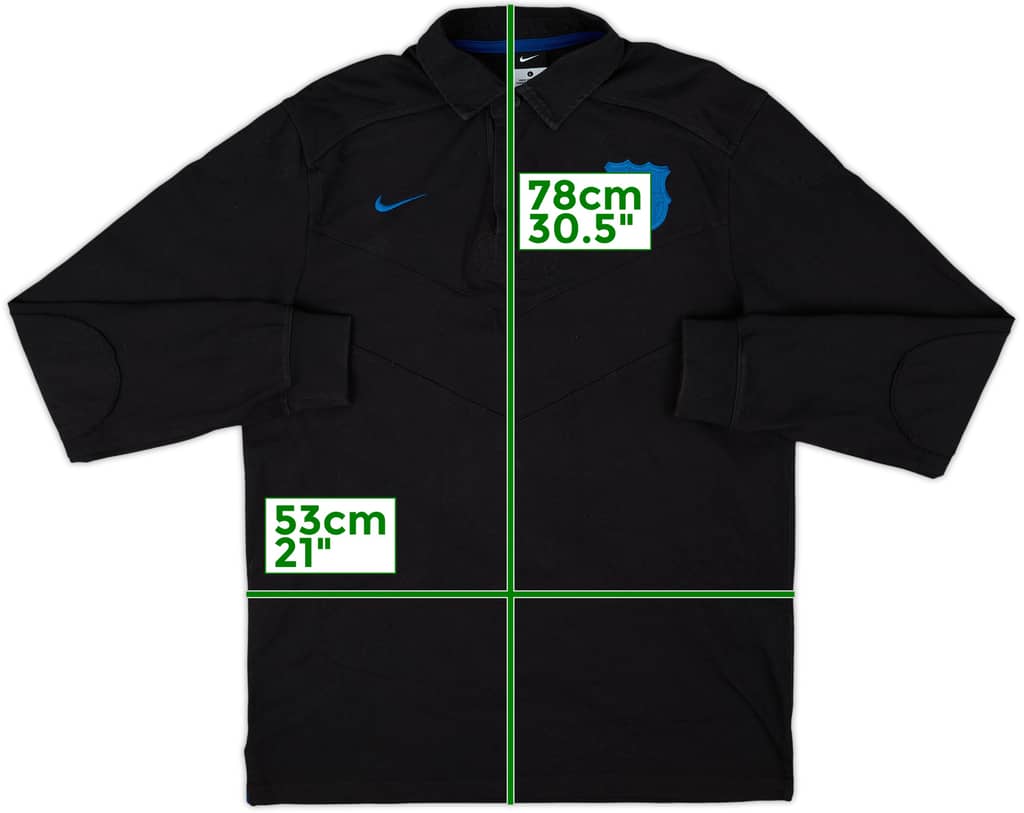 2011-12 Barcelona Nike Polo Sweat Top - 8/10 - (L)