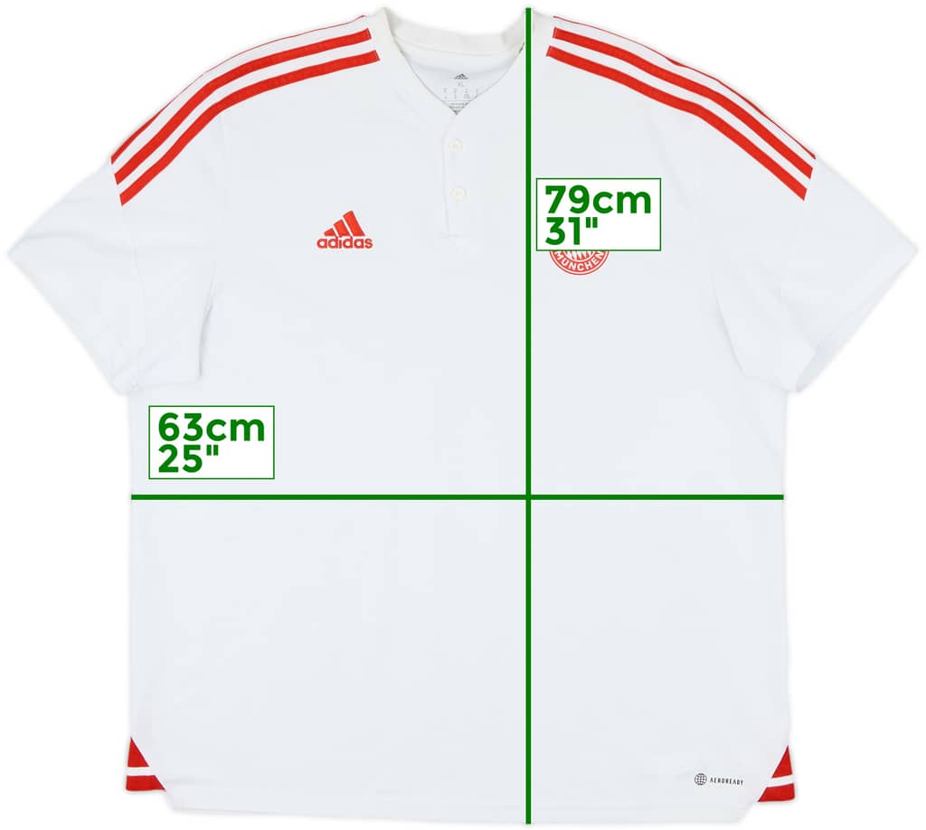 2022-23 Bayern Munich adidas Polo Shirt - 7/10 - (XL)